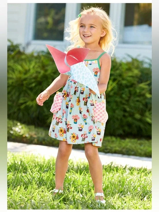 Sz6 Matilda Jane Brilliant Daydream Pocketful of Flowers Dress - Picture 8 of 8